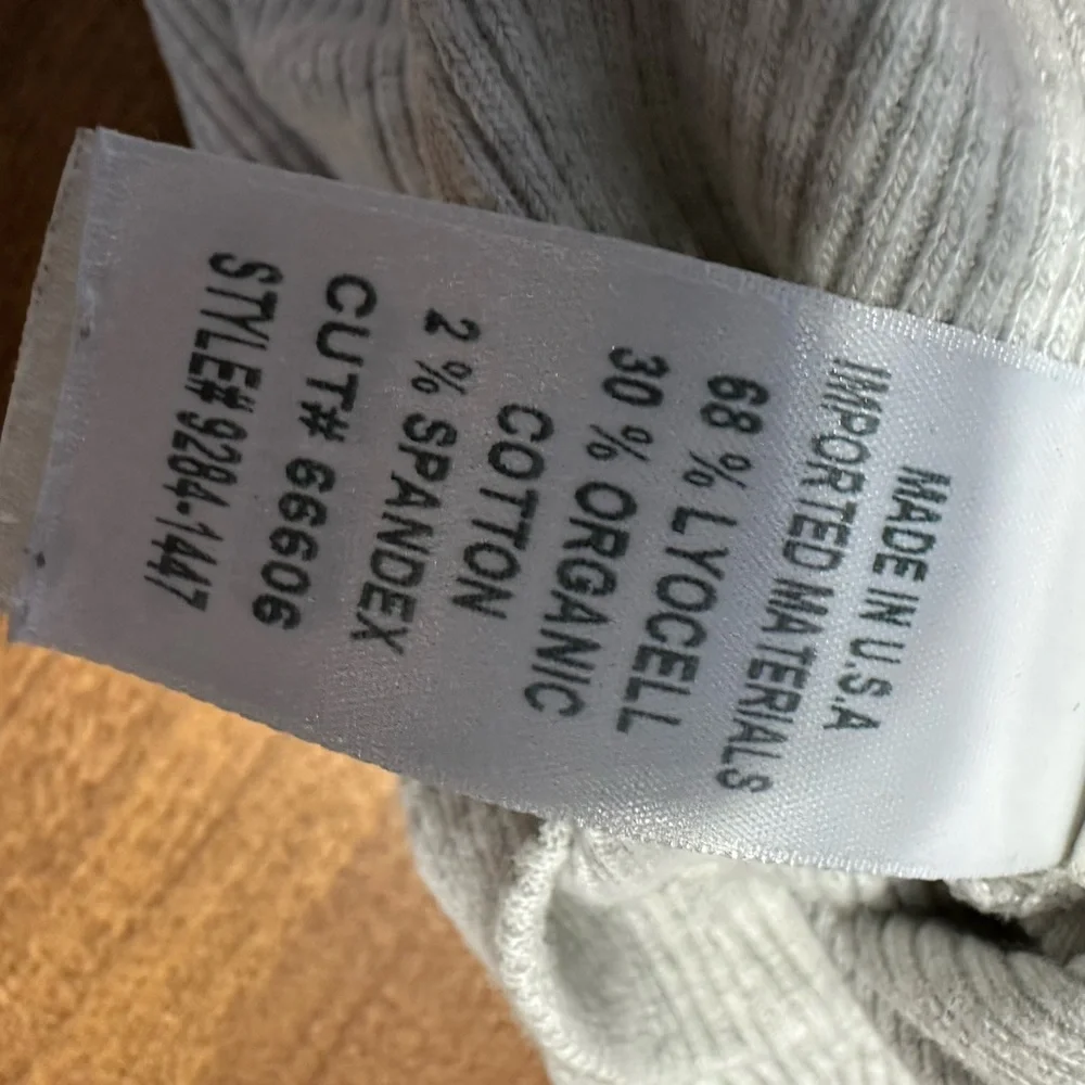 Citizens Of Humanity Lima Heather Gray Scoop Neck Tee - Picture 9 of 9
